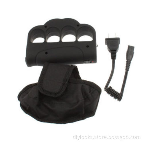 Self-defensive Security Knuckles Stun Gun with FlashlightNew